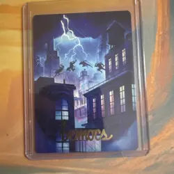 Island - MTG Art Series: Teenage Mutant Ninja Turtles 37/54 Gold Stamp - Image 1