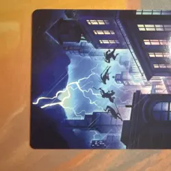 Island - MTG Art Series: Teenage Mutant Ninja Turtles 37/54 Gold Stamp - Image 3