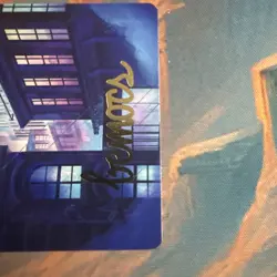 Island - MTG Art Series: Teenage Mutant Ninja Turtles 37/54 Gold Stamp - Image 4