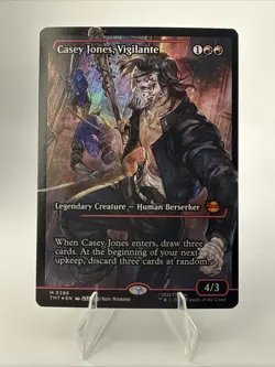 MTG: Casey Jones, Vigilante - Mythic 286 (TMNT 2026) Holo Showcase - Image 1