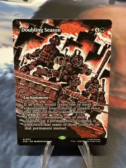 Doubling Season (Borderless) Teenage Mutant Ninja Turtles Magic non Foil - Image 1