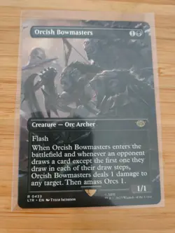 MTG Orcish Bowmasters (Borderless) 0433 Lord of the Rings M/NM Free UK P&P - Image 1