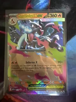Mega Charizard X ex Ascended Black Star Promo Holo Foil #29 Pokemon TCG NM - Image 1
