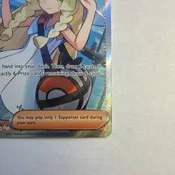 Pokemon Lillie's Determination Full Art Ultra Rare Holo Trainer Card 169/132 - Image 4