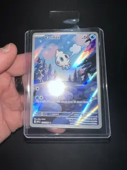 Pokemon Vanillite Illustration Rare Holo 60 HP SV: White Flare 111/086 English - Image 1