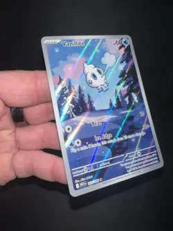 Pokemon Vanillite Illustration Rare Holo 60 HP SV: White Flare 111/086 English - Image 3