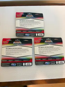 Pokemon Prismatic Evolutions Tech Sticker Collection Set of 3 - Factory Sealed - Image 5