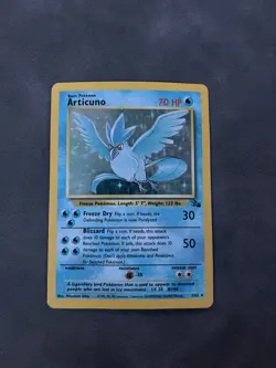 Articuno Holo Fossil 2/62 Unlimited Edition HP - Image 1