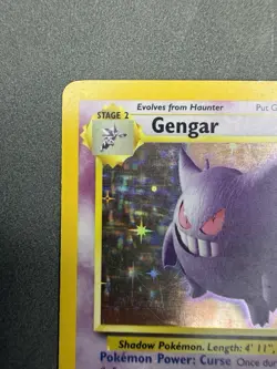 Pokemon Fossil Gengar 5/62 Holo Rare Unlimited English 1999 LP/MP - Image 2