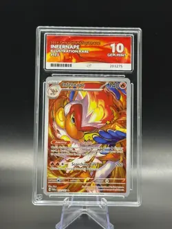 Pokemon TCG Infernape 173/167 - Twilight Masquerade ACE 10 GEM MINT Perfect Subs - Image 1