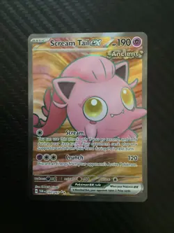 Scream Tail ex 197/167 - Full Art Rare Foil Twilight Masquerade Pokemon TCG - NM - Image 1