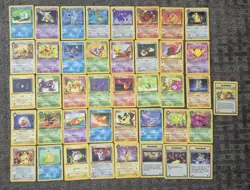 Pokemon 1st Edition Team Rocket 41 Card Non-Holo Near Set Nice Dark Dragonite - Image 1