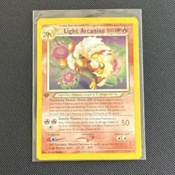 Pokemon TCG Light Arcanine 1st Edition Holo Rare Neo Destiny 12/105 100 HP - Image 3