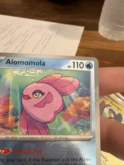 Pokemon TCG Alomomola 024/086 – Master Ball Edition – Black Bolt – Near Mint - Image 4