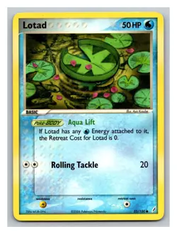 Pokemon Lotad #55/100 Crystal Guardians Trading Card TCG Nintendo 2006 - Image 1