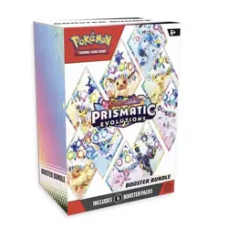 6 x Pokemon TCG Scarlet & Violet Prismatic Evolutions Booster Bundle Sealed - Image 1