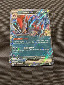 Pokemon TCG N’s Zoroark ex 98/159 Sv09: Journey Together Double Rare Near Mint - Image 2