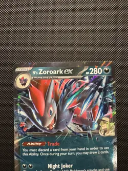 Pokemon TCG N’s Zoroark ex 98/159 Sv09: Journey Together Double Rare Near Mint - Image 3