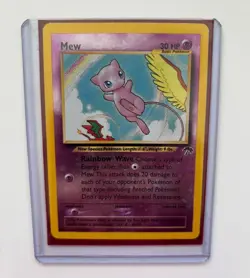 Mew 1/18 Pokemon Southern Islands Reverse Holo Rare - Image 1