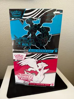 Both Black Bolt and White Flare POKEMON ETB Elite Trainer Box SEALED - Image 1