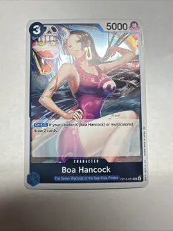 One Piece CCG Boa Hancock Op13-051 Rare Foil Card Game TCG English - Image 1
