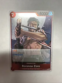 One Piece CCG Roronoa Zoro OP14-015 Rare Foil Holo Card TCG English - Image 1