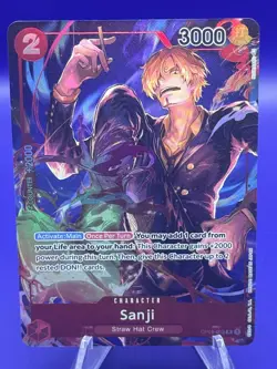 One Piece Sanji Romance Dawn OP01-013 Pre Errata - Image 1