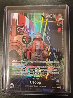 Usopp Alt Art Leader OP10-042 M OPTCG One Piece Royal Blood Series English TCG - Image 1