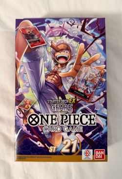 One Piece TCG: Gear5 Starter Deck EX 21 (ST-21) Factory Sealed English - Image 1