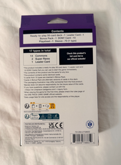 One Piece TCG: Gear5 Starter Deck EX 21 (ST-21) Factory Sealed English - Image 2