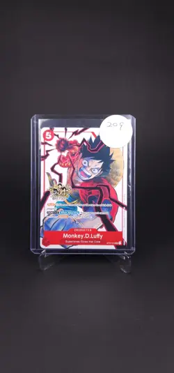 ONE PIECE TCG MONKEY D. LUFFY RARE 3RD ANNIVERSARY PROMO ALT ART ST01-012 NM - Image 3