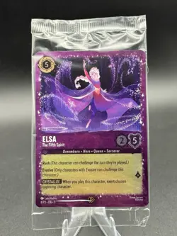 Elsa - The Fifth Spirit 6 Disney Lorcana Promo Card Holo - Image 1