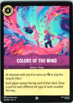 Disney Lorcana Colors of the Wind Winterspell Super Rare #64/204 NM - Image 1