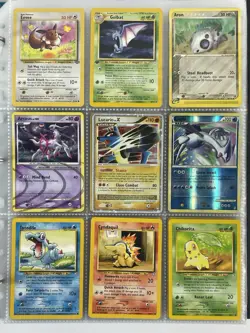 Pokemon Card Collection VTG Binder Holo Rare 1st E-Reader WoTC Lucario Lugia - Image 1