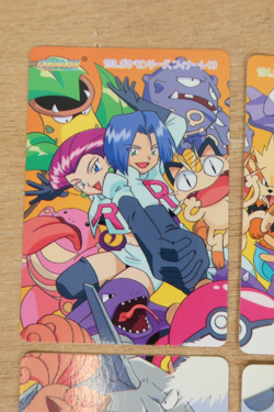Pokemon CARDDASS Pocket Monsters Anime Card 191 192 193 194 Bandai 1999 Japan - Image 2