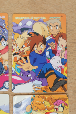 Pokemon CARDDASS Pocket Monsters Anime Card 191 192 193 194 Bandai 1999 Japan - Image 3