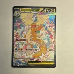 Pokemon Mega Dragonite EX Full Art Holo Stage 2 Card 290/217 TCG - Image 1