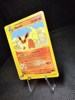 FLAREON 8/144 Skyridge NON-HOLO rare E-Series / E-Reader Pokemon TCG card LP+ - Image 2