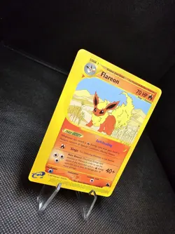 FLAREON 8/144 Skyridge NON-HOLO rare E-Series / E-Reader Pokemon TCG card LP+ - Image 3