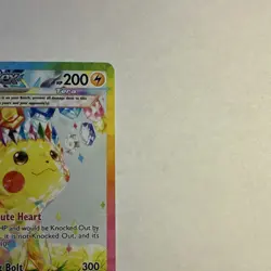 Pokemon Pikachu ex Special Illustration Rare Holo Card 238/191 Sv08 - Image 3
