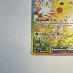 Pokemon Pikachu ex Special Illustration Rare Holo Card 238/191 Sv08 - Image 5