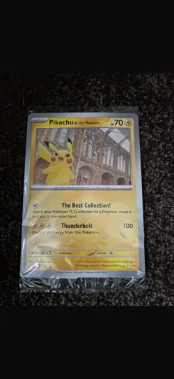 Pokemon Pikachu At The Museum Promo Card x 5 - Image 1