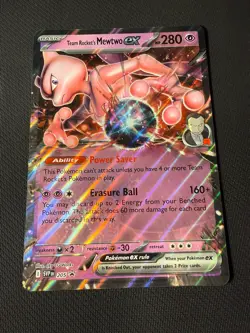 Team Rocket's Mewtwo ex 205 Pokemon Jumbo Oversized Card - (12) - Image 1