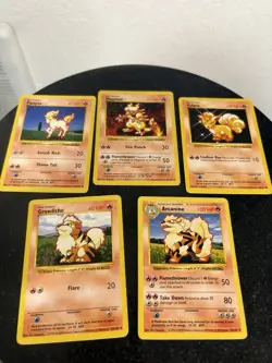 Shadowless Pokemon Card Lot Base Set - Image 1