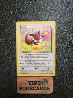 51/64 Eevee - Jungle - 1999 - Common - Vintage - Pokemon Card TCG - Image 1