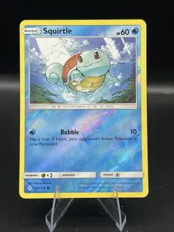 (NM) Squirtle 33/214 Reverse Holo Unbroken Bonds Pokemon TCG Card 317b-36 - Image 1