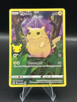 (NM) Pikachu Holo 005/025 Celebrations Pokemon TCG Card 317c-3 - Image 1