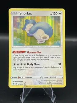 (NM) Snorlax Holo 131/185 Vivid Voltage Pokemon TCG Card 317c-5 - Image 1