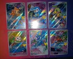 Pokemon First Partner Illustration 30th Collection Promo Lot of 6 Cards - Image 1