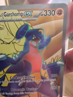 Cynthia's Garchomp EX Promo SV Scarlet & Violet Holo Card 204 NM - Image 2